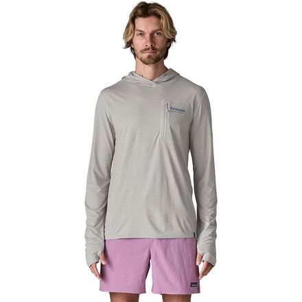Capilene Cool Water People Banner Sun Hoodie - Men's