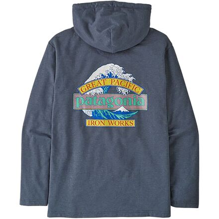 Lightweight Great Waves Wildrise Hoodie - Men's