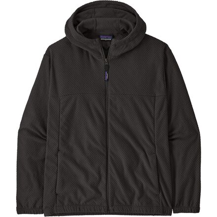 Textured Fleece Hooded Jacket - Men's
