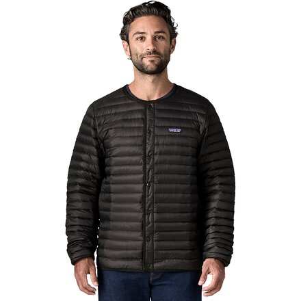 Lightweight Down Sweater Cardigan - Men's