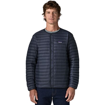 Lightweight Down Sweater Cardigan - Men's