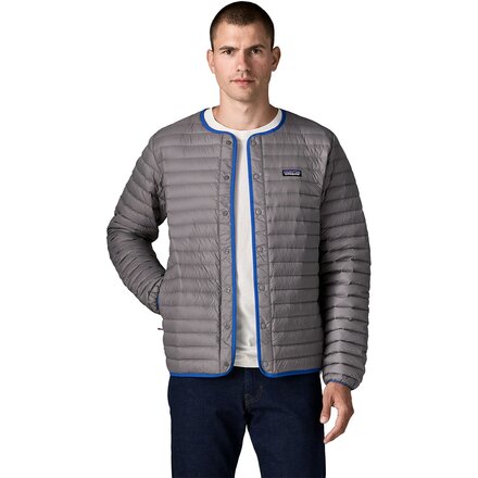 Lightweight Down Sweater Cardigan - Men's