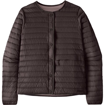Lightweight Reversible Down Sweater Cardigan - Women's