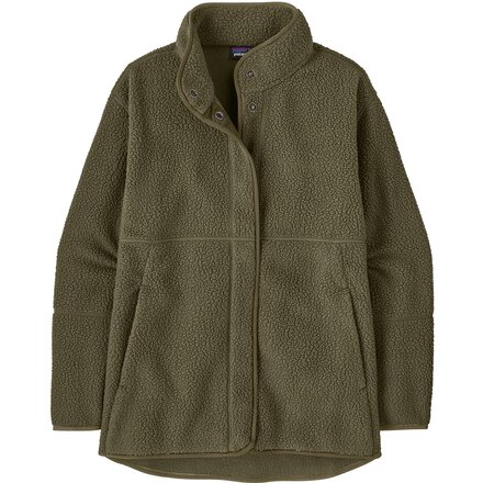 Retro Pile Coat - Women's