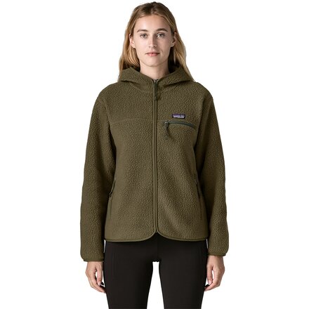 Retro Pile Hooded Jacket - Women's