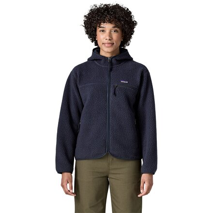 Retro Pile Hooded Jacket - Women's