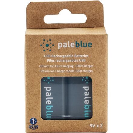Pale Blue Earth - Lithium Ion Rechargeable 9V Batteries