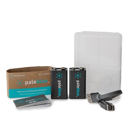 Pale Blue Earth - Lithium Ion Rechargeable 9V Batteries