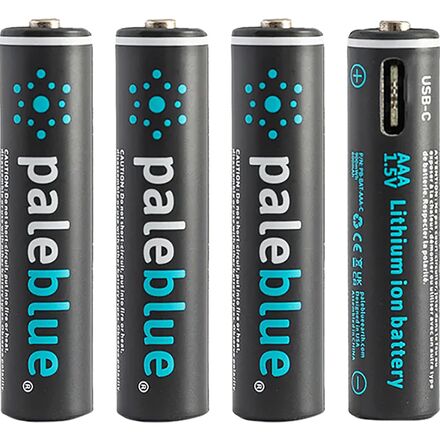 Pale Blue Earth - Lithium Ion Rechargeable AAA Batteries - One Color