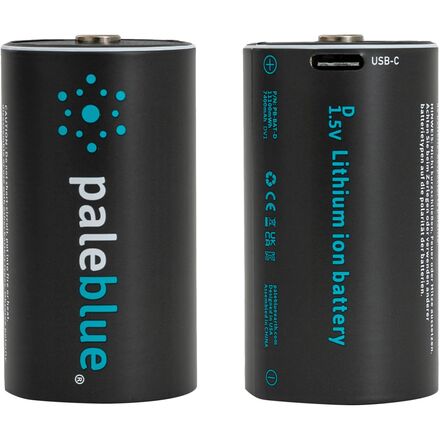 Pale Blue Earth - Lithium Ion Rechargeable D Batteries - One Color