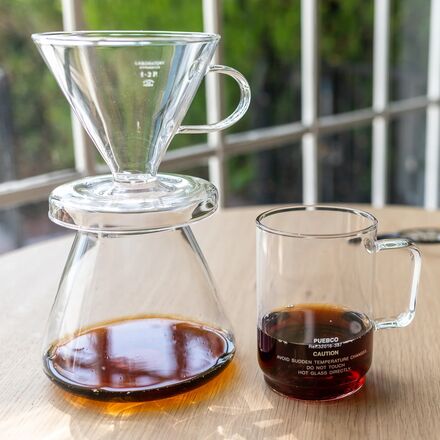 Puebco - Glass Coffee Dripper Set