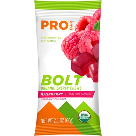ProBar - BOLT Chews - 12-Pack - Raspberry (w/ Caffeine)