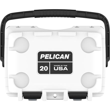 Pelican - 20QT Elite Cooler - White/Grey