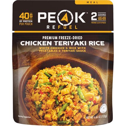 Peak Refuel - Chicken Teriyaki - 2 Servings - Black