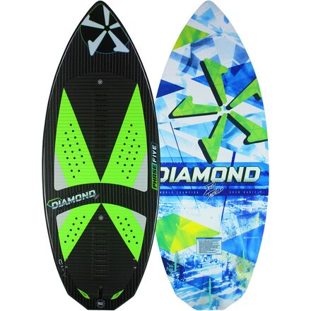 Phase5 - Diamond Turbo Wakesurf Board - Diamond Graphic