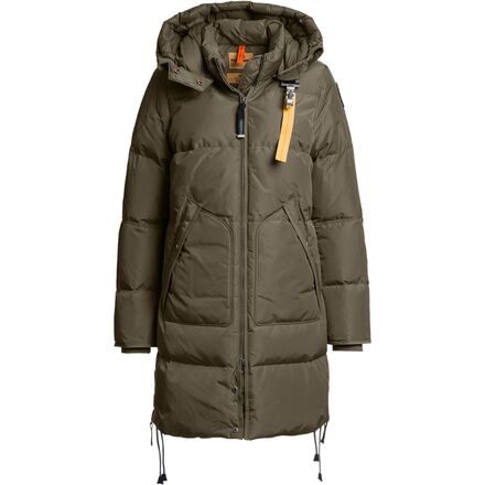 Long Bear Hooded Down Coat - Women's
