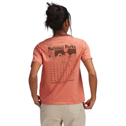 Parks Project - National Parks Fill In Boxy T-Shirt - Women's - Terracotta