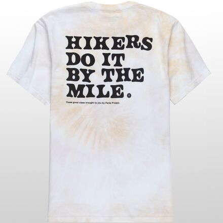 Parks Project - Hikers Do It By The Mile Tie Dye T-Shirt - Men's