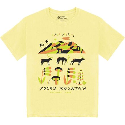 Parks Project - Rocky Mountain Ecosystem Organic T-Shirt - Men's - Butter
