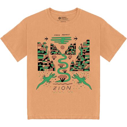 Parks Project - Zion Ecosystem Organic T-Shirt - Men's - Terracotta