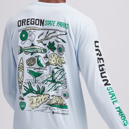 Parks Project - Oregon State Parks Cenntential  Long-Sleeve T-Shirt - Men's