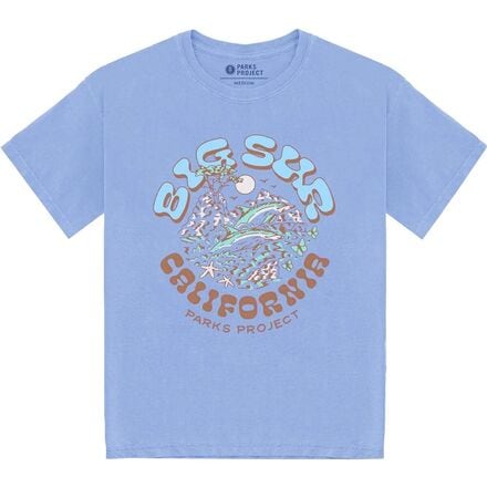 Parks Project - Big Sur 90s Gift Shop T-Shirt - Blue