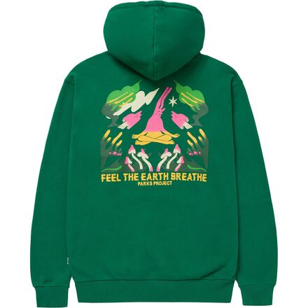 Parks Project - Feel The Earth Breathe Levitating Hoodie - Green