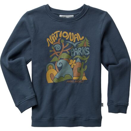 Parks Project - National Parks Whirled Crewneck - Kids' - Navy