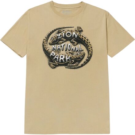 Parks Project - Zion 90s Lizard T-Shirt - Brown
