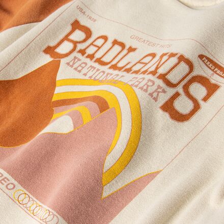 Parks Project - Badlands Greatest Hits Raglan Crew Sweatshirt