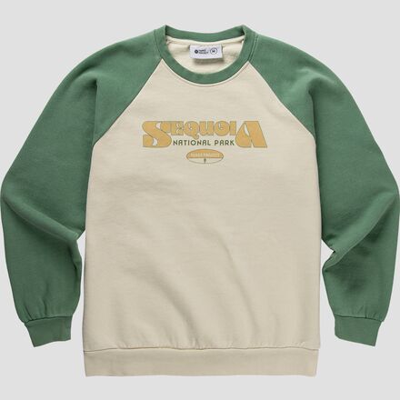 Parks Project - Sequoia Greatest Hits Raglan Crew Sweatshirt