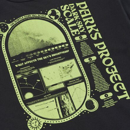 Parks Project - Dark Sky Checklist T-Shirt - Men's