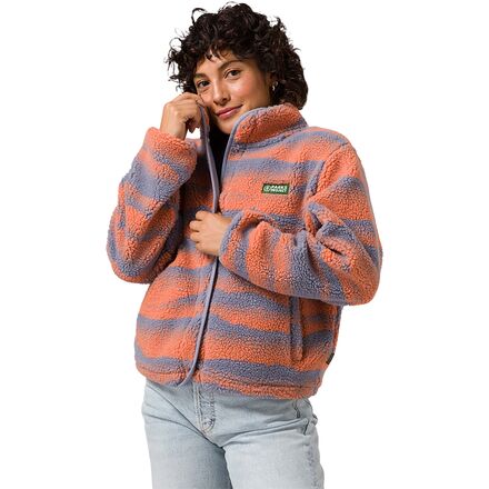 Smoky Mtn Haze High Pile Fleece Jacket - Women's