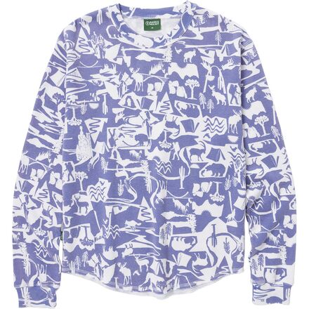 Park Shadows Waffle Long-Sleeve T-Shirt - Women's