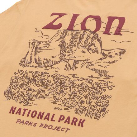 Parks Project - Zion Puff Print Pocket T-Shirt