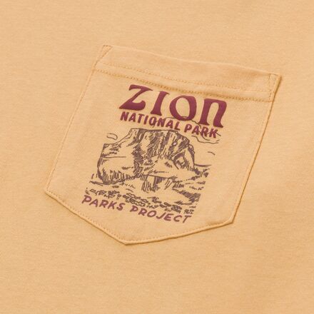 Parks Project - Zion Puff Print Pocket T-Shirt