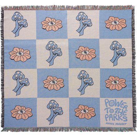 Power To The Parks Woven Blanket