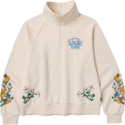 Flora In National Parks Boxy 1/4-Zip Pullover - Women's