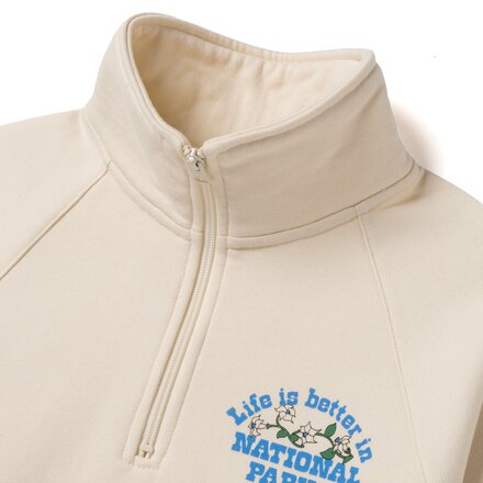Parks Project - Flora In National Parks Boxy 1/4-Zip Pullover - Women's