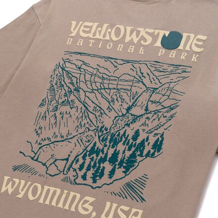 Parks Project - Yellowstone Puff Print Pocket T-Shirt