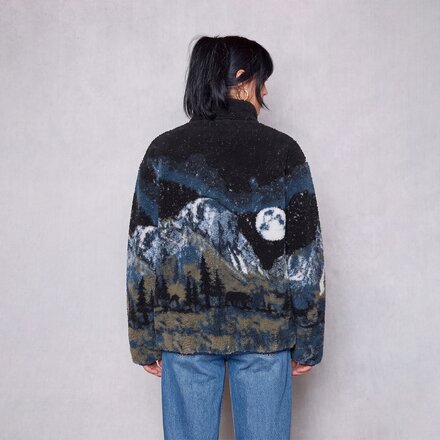 Parks Project - Yosemite Night Views Full-Zip High Pile Fleece Jacket