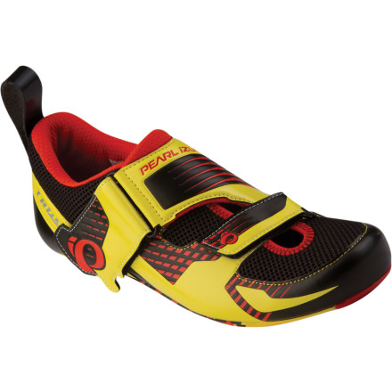 Chaussures Cyclisme Triathlon Pearl Izumi Tri Fly IV Carbone - Homme 39/6.5 Noir/jaune