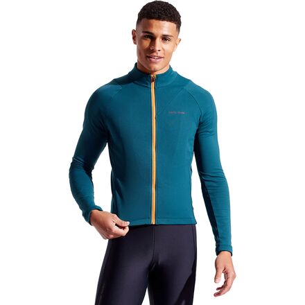 PEARL iZUMi - Attack Thermal Jersey - Men's - Dark Spruce/Sunfire