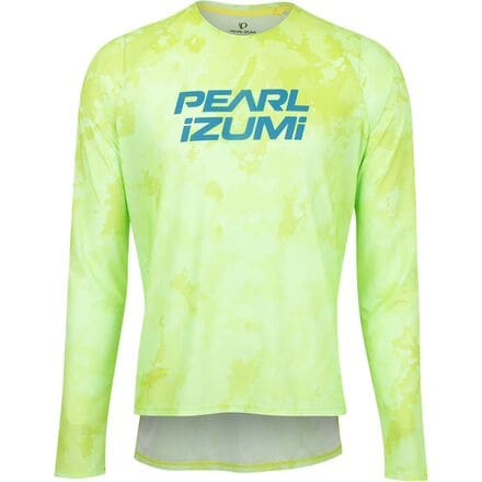 PEARL iZUMi - Elevate Long-Sleeve Jersey - Men's - Lime Zinger Fountain