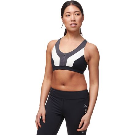 Perfect Moment - Vale Rainbow Seamless Fitness Top - Women's - Black