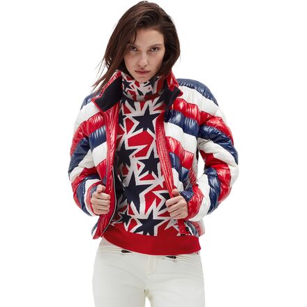 Perfect Moment - Mini Stripe Duvet Jacket - Women's