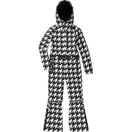 Perfect Moment - Star One-Piece Snow Suit - Girls' - Houndstooth/Black/Snow White