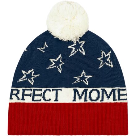 Perfect Moment - PM Star Beanie - Navy/Red