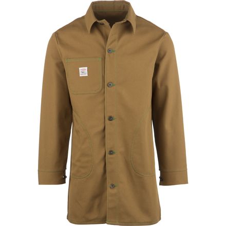 Pointer Brand - Brown Duck Circle Pocket Long Jacket - Men's