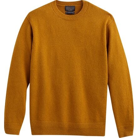 Pendleton - Shetland Crew Sweater - Men's - Deep Gold